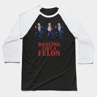 Trump Dance Trump 2025 Baseball T-Shirt